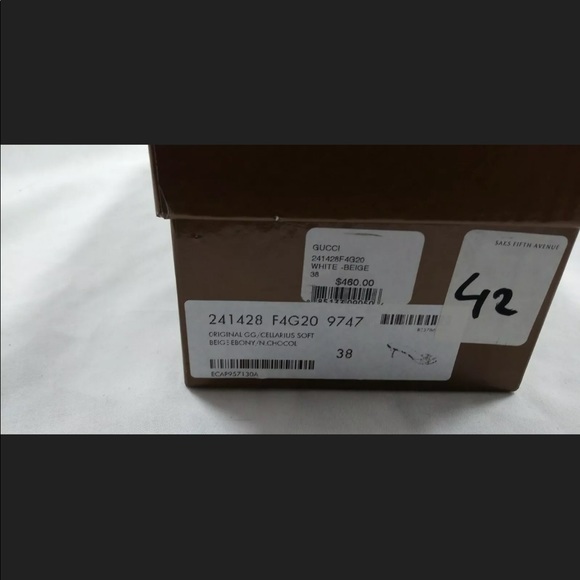 Gucci Original GG Cellarius Cream US8 - Picture 3 of 16